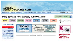 Snapshot of LocalSeniorDiscounts.com